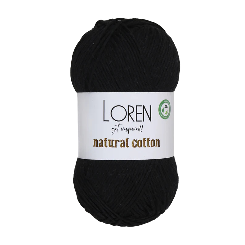 Loren Natural Cotton siyah